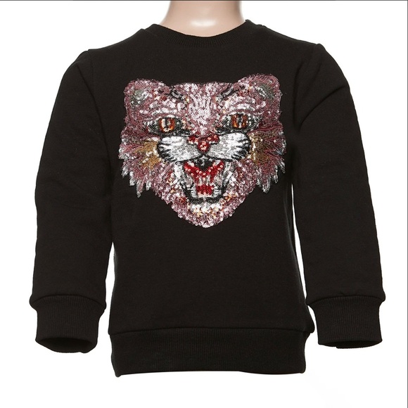 Girls Sequin Bobcat Jogger Set - Picture 1 of 4